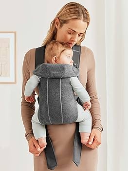 Amazon.com: BabyBjörn Baby Carrier Mini, Dark Gray, 3D