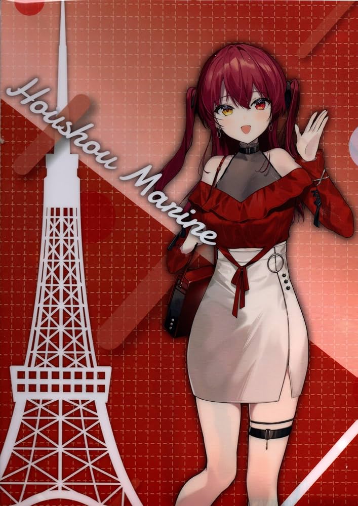 ホロライブ　宝鐘マリン　東京タワーコラボ　缶バッジB 26個セット ホロライブ 宝鐘マリン 東京タワーコラボ 缶バッジB 26個セット