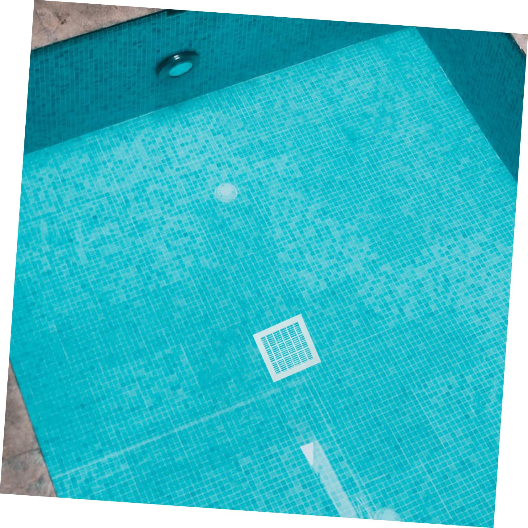 Hemobllo Tapa de Desagüe de Piscina Repuesto Seguro de Plástico, Blanco