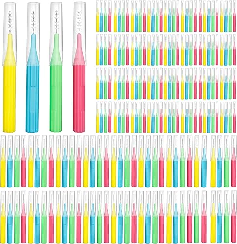 Miniatura 15 de RAZOKO Cepillo interdental, cabezal de hilo dental, herramienta de limpieza dental fácil de usar (1 paquete (0.098 in/0.118 in)-88pcs)