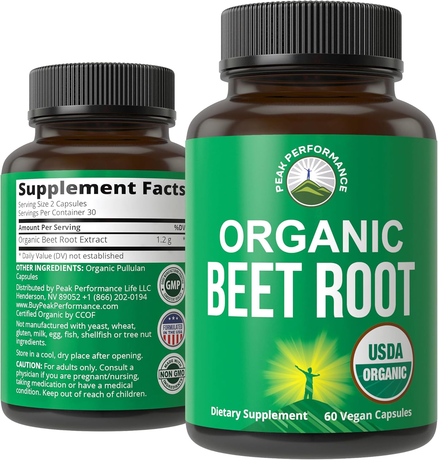 Beet Root, 100 Vegan Capsules (0.5 G Per Capsule - Foto 12