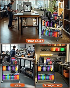 【受注生産】3Dプリントラック用アクセサリー Tronxy 3Dプリンターフィラメントラック：安定 & 滑らかなデザイン