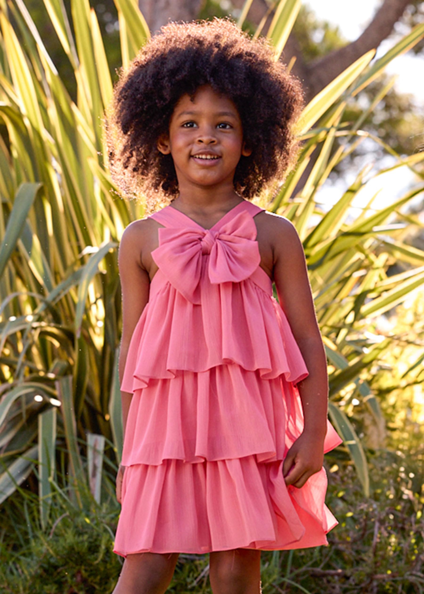 Mayoral Vestito Bambola per Bambine e Ragazze Camelia