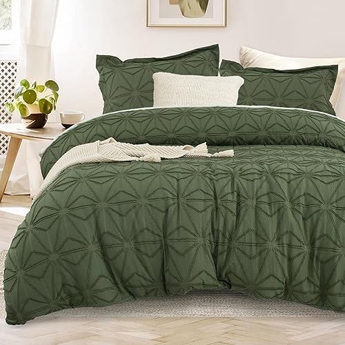 LONG CREATE Juego de funda de edredón tamaño Queen 1 funda de edredón de 90 x 90 pulgadas, 2 fundas de almohada, funda de edredón ligera, juego de