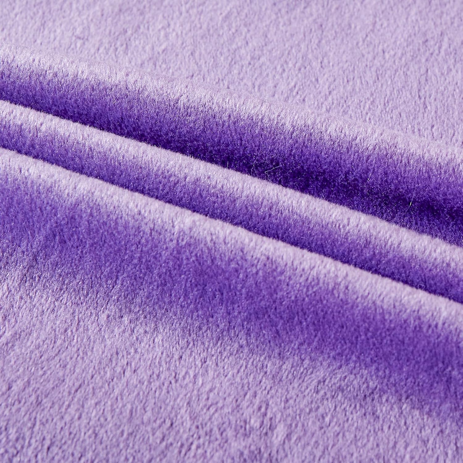 Purple Fluffy Pillow Covers, Fuzzy Plush Furry Shaggy Faux Fur Pillow Cases for Bedroom décor, Soft Purple Pillow Covers 26"x20" with Zipper Closure, Decorative Set of 2 - Image 6