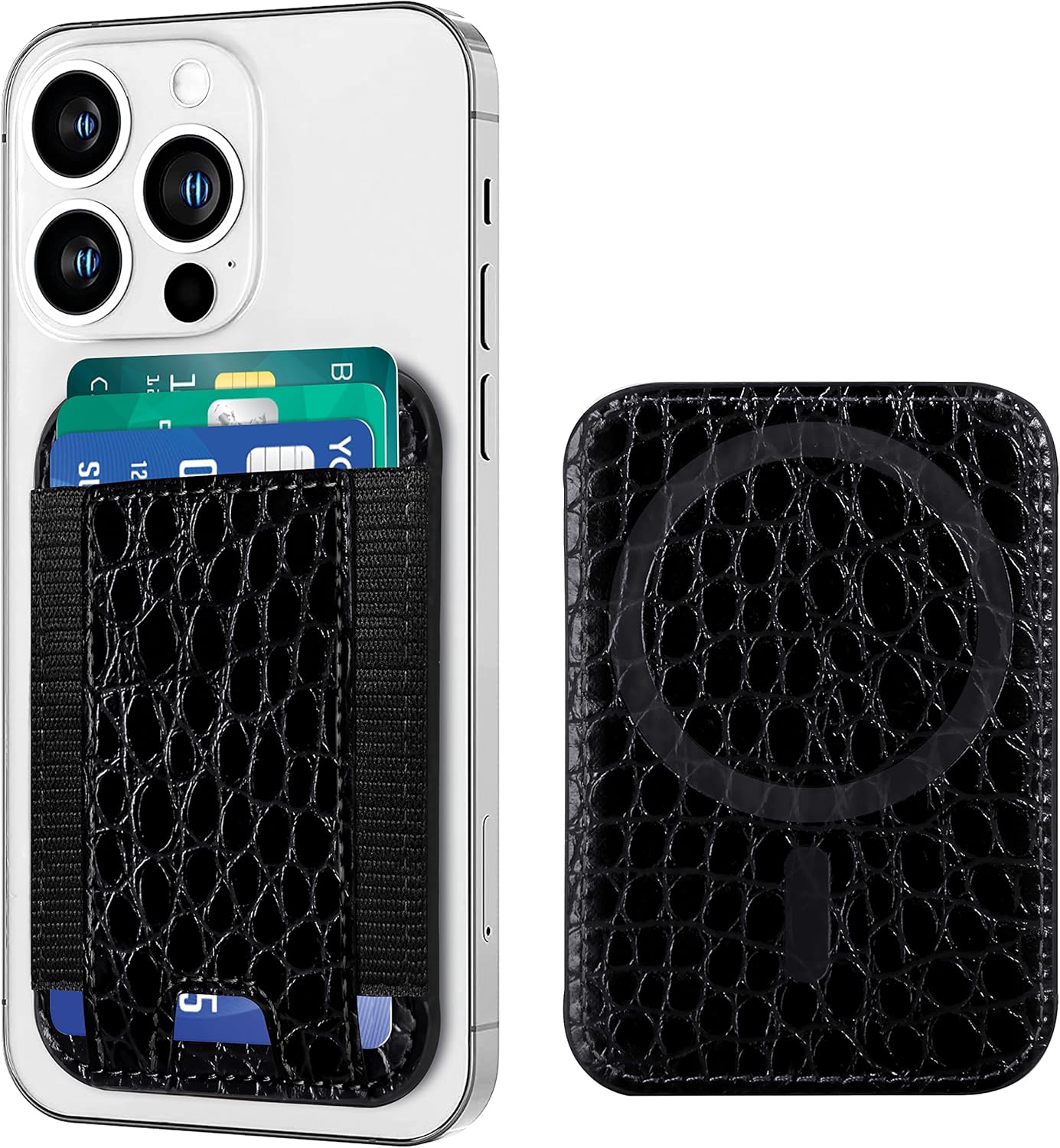 Miroddi Card Wallet Holder with Magsafe, Phone Wallet