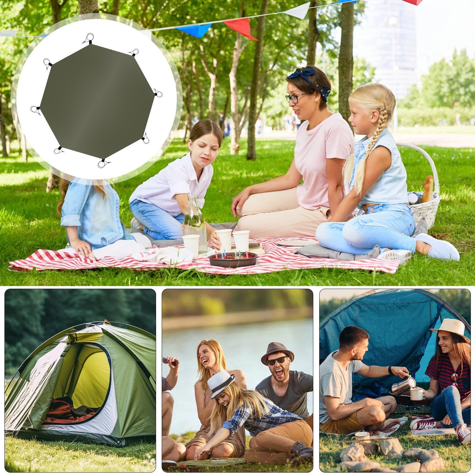 Camping Tent Mat, Tent Carpet Mat, Camping Floor Blanket, Waterproof Tent Mat, Portable Camping Floor Carpet Mats Providing a Waterproof Tents Sheet for Comfortable Outdoor Experiences