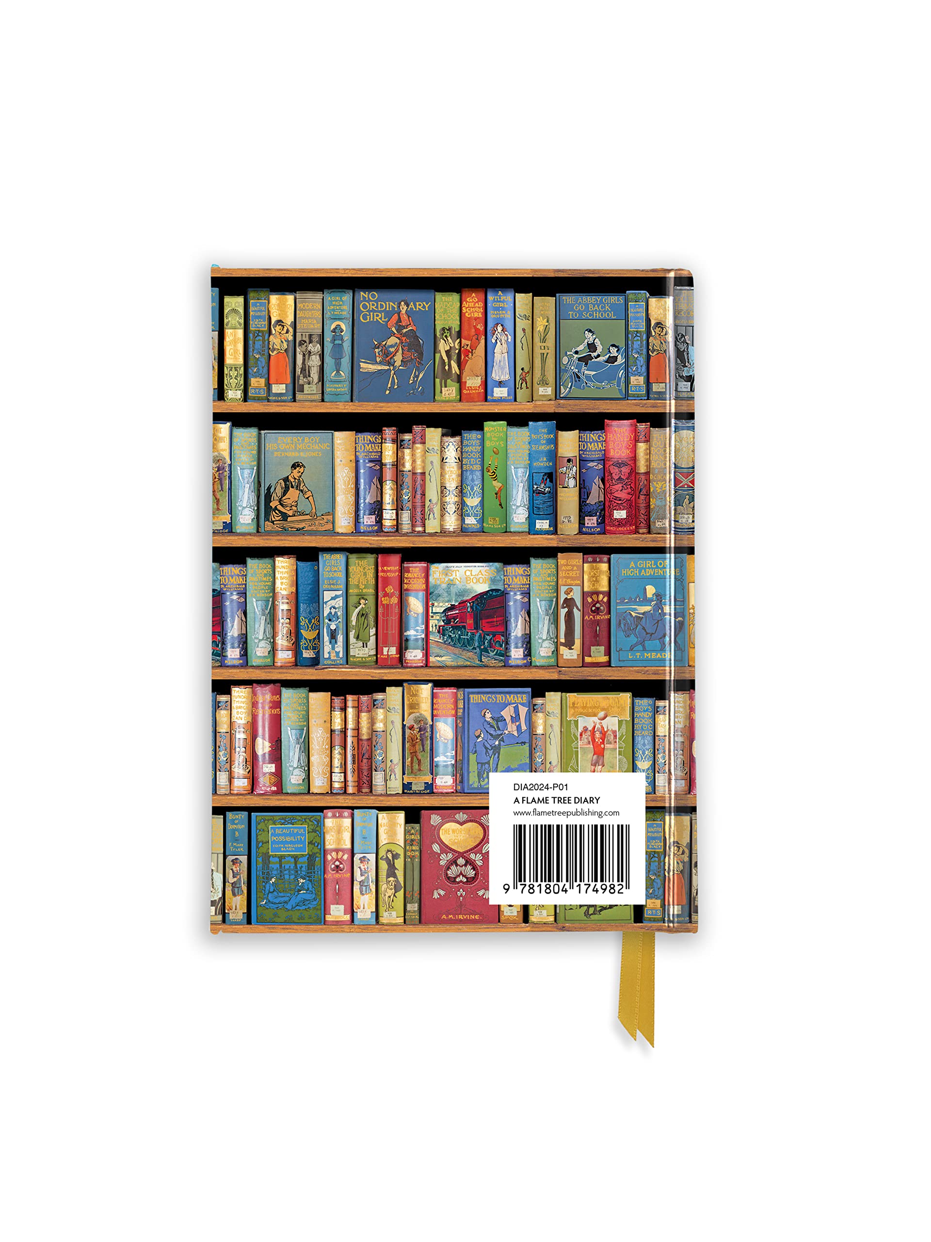 Bodleian Libraries – Bücherregal – Taschenkalender 2024: Original Flame Tree Publishing-Pocket Diary [Taschenkalender]