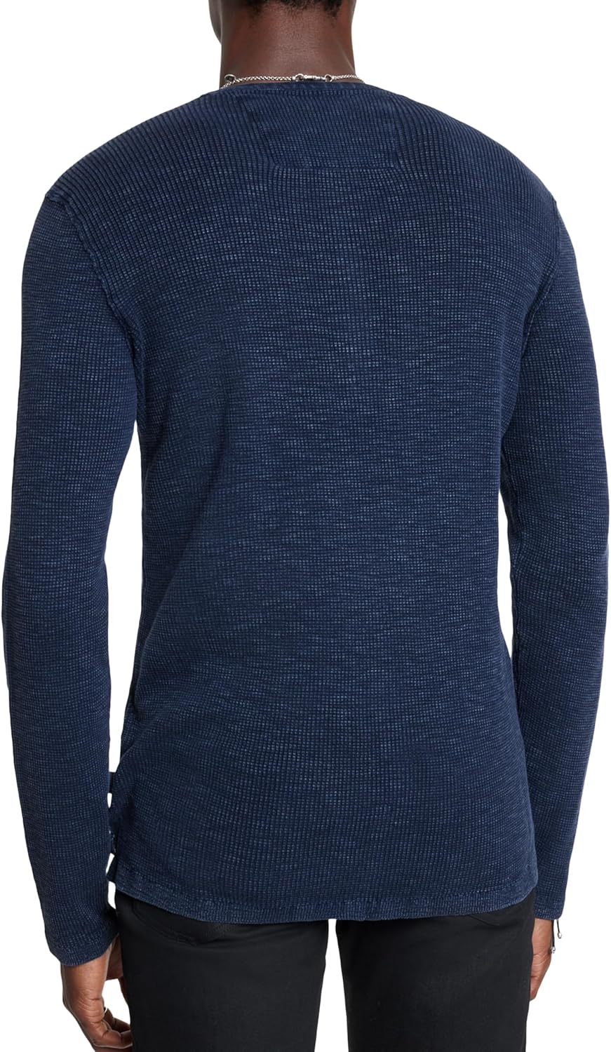 John Varvatos Men's Memphis Waffle Henley - Image 3