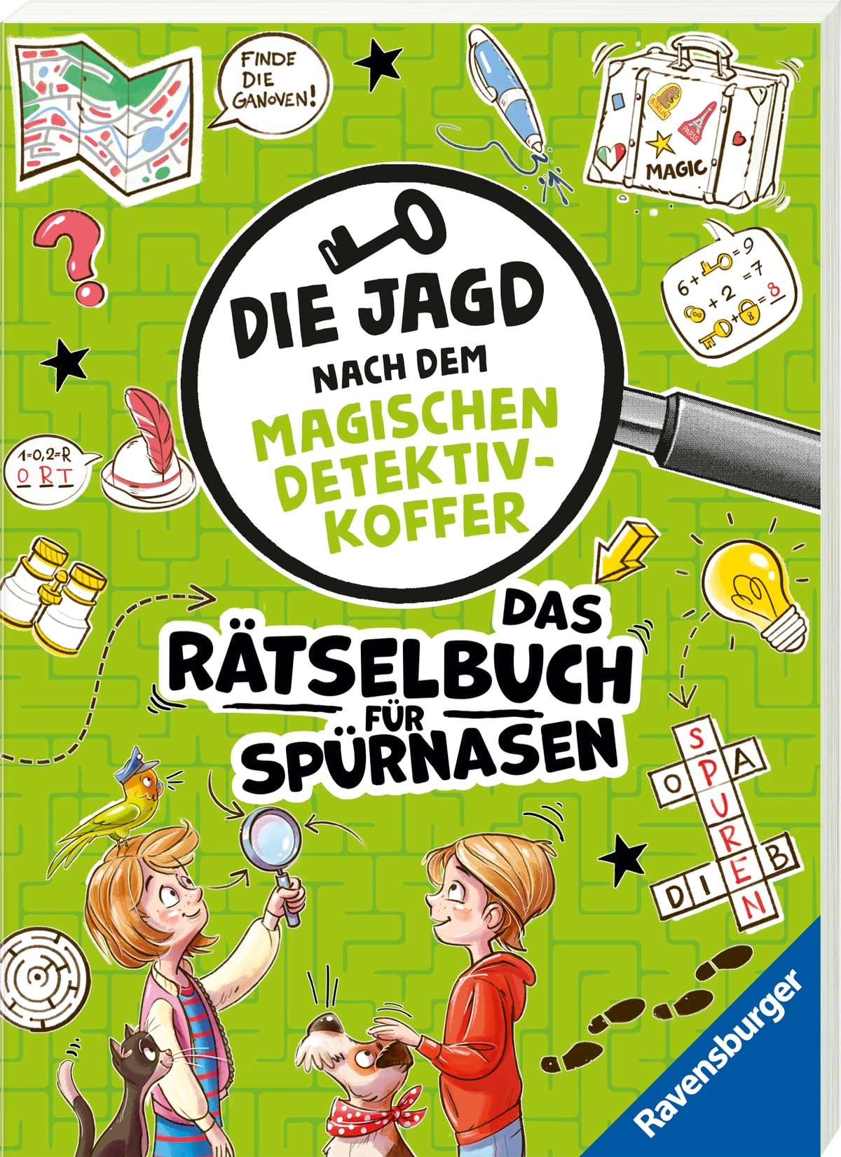 Die Jagd nach dem magischen Detektivkoffer: Das Rätselbuch für Spürnasen