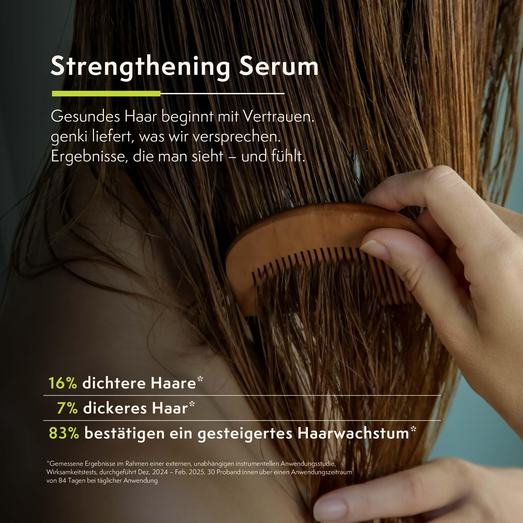 Strengthening Serum 50 ml mit 5-ALA und Koffein Steigert nachweislich die Haardichte Fördert Haarwachstum Triple-Effect Hair-Aktivator Spürbar dichteres Haar in wenigen Wochen Haarserum