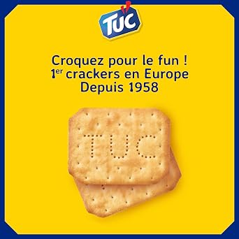 LU TUC Original Crackers, Oven Baked, 3 Pack x 100g (10.5 oz Total), Crispy Savory Crackers