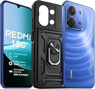 XIAOMI Redmi 15C Smartphone(Coque Inclus), 4Go RAM 128 Go ROM, Triple caméra arrière de 50MP avec IA, Écran 6,9 Pouces Batterie 6000 mAh, Affichage de Soins oculaires 120 Hz (Bleu)
