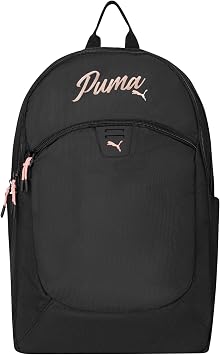 PUMA Rally Backpack, Black/Pink, OS