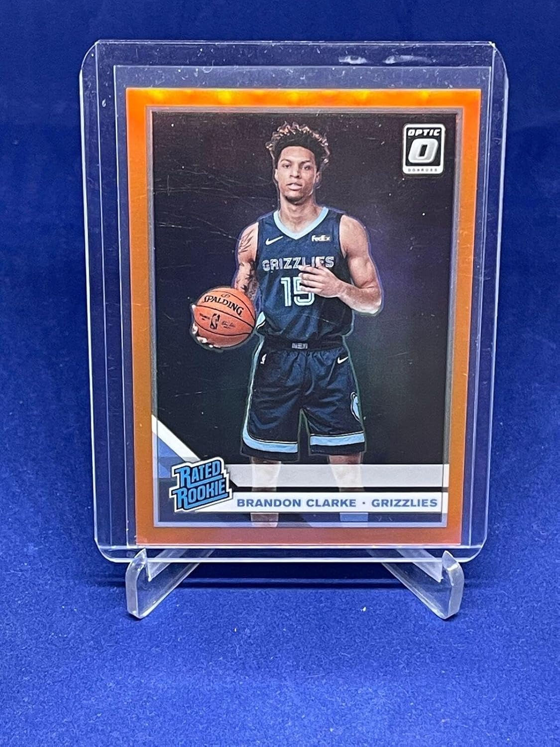 Brandon Clarke 2019-20 Donruss Optic Rated Rookie Orange Holo Rc #d 168/199 - Basketball Cards