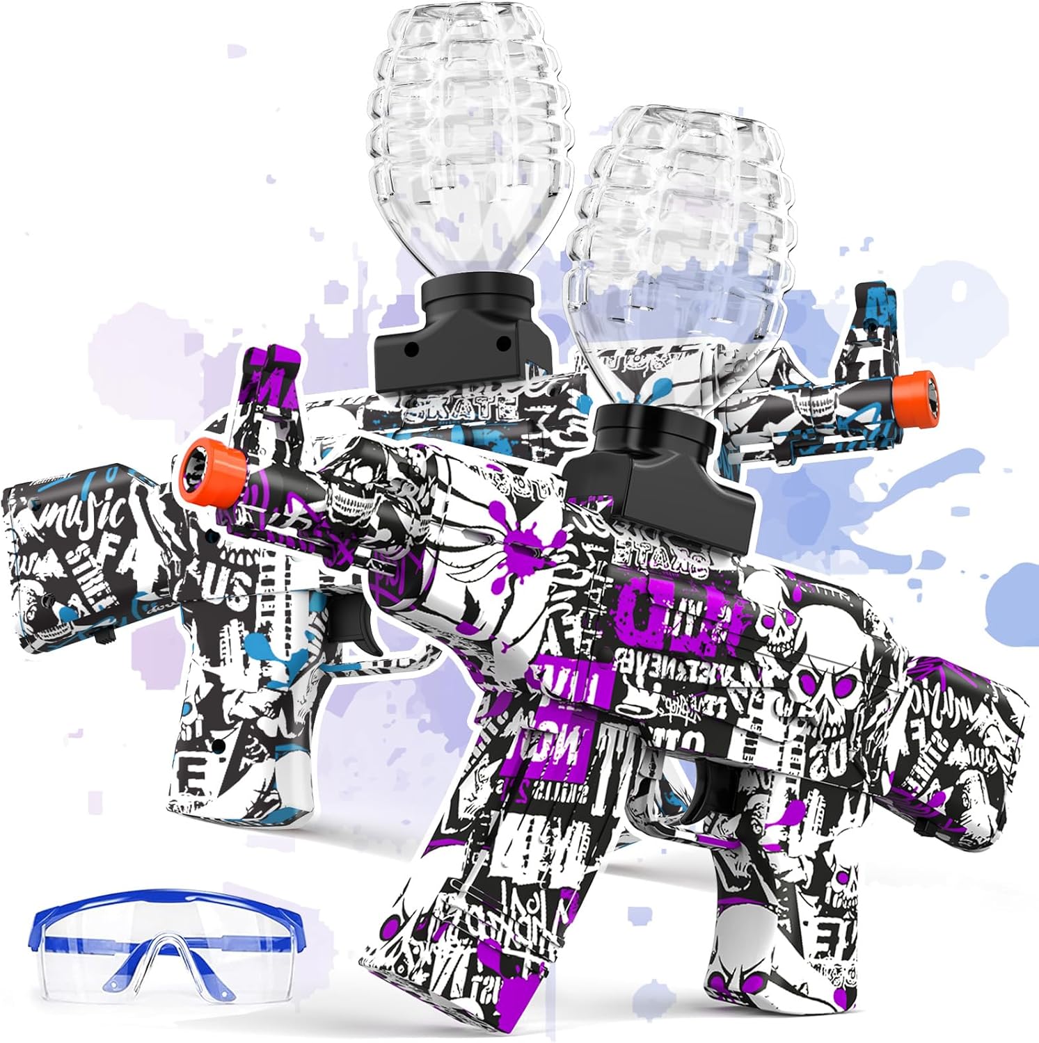 Gel Ball Blaster Gun 2-Pack AKM-47 Electric Water Gel Blaster