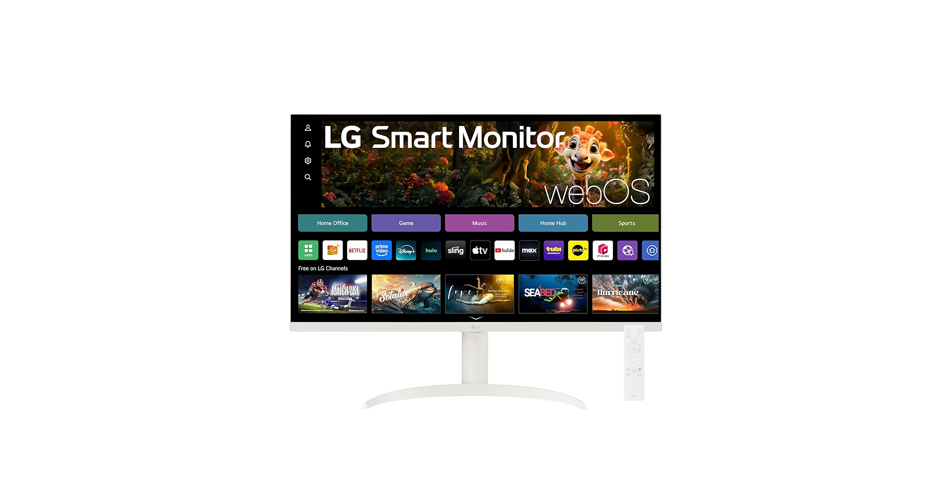 Amazon.com: LG 32SR75U-W 32-inch Smart Monitor with Steaming
