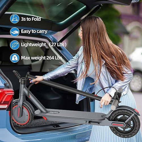 Miniatura 20 de Electric Scooter Adults, Powerful 350W E-Scooter, Max 19 Mph & 15-19 Miles Range Scooters, Folding Scooters with 8.5" Solid Tires, Commuting Scooter