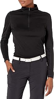 IZOD Women's Golf Long Sleeve 1/4 Zip Pullover Shirt