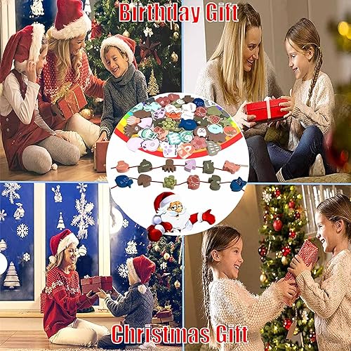 Miniatura 5 de Intsinzi Juguetes educativos de madera para niños pequeños, 47 piezas de cuentas de cordones de animales oceánicos de granja preescolar, juguetes