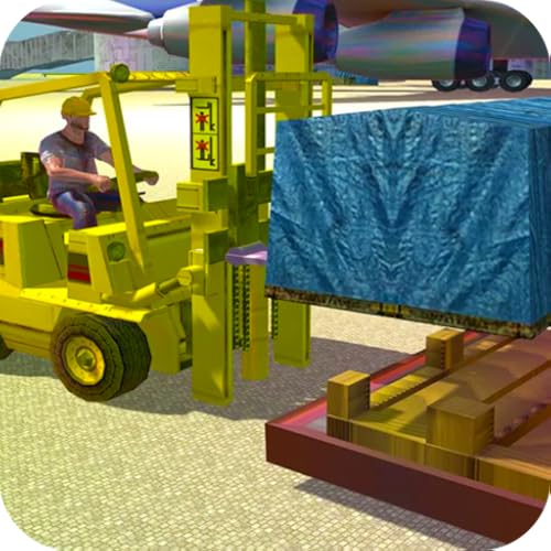Airport Forklift Driving Heavy Machinery Sim 3D
