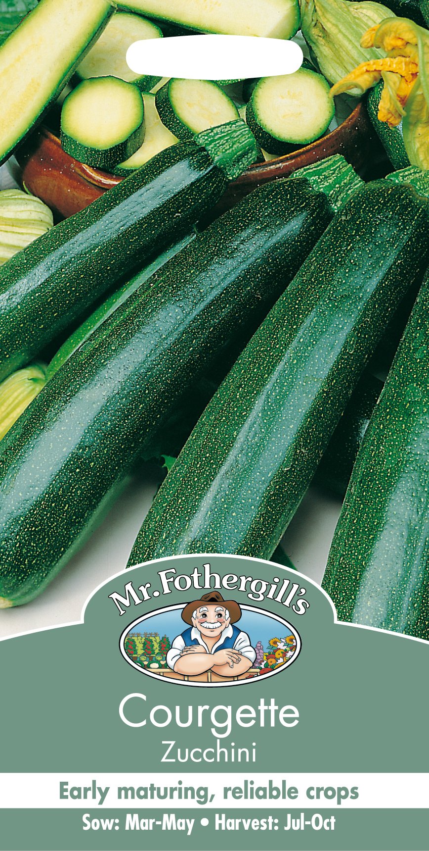 Mr Fothergill's Green Mr. Fothergill's Zucchini Courgette Seeds