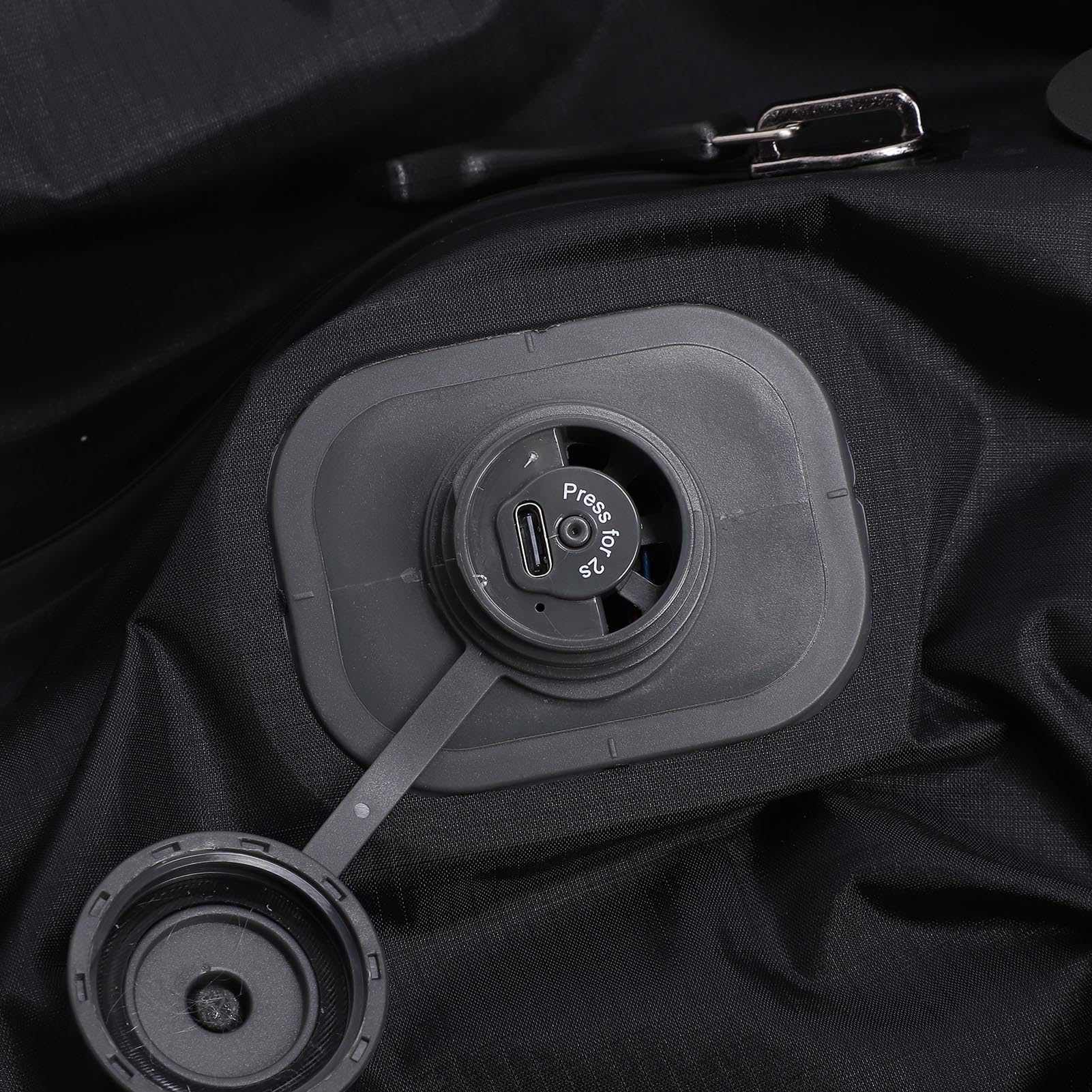 SIXRUN Sac à Dos de Compression Sous Vide de Grande capacité, avec Pompe Rechargeable et Serrure TSA pour L'organisation de Voyage