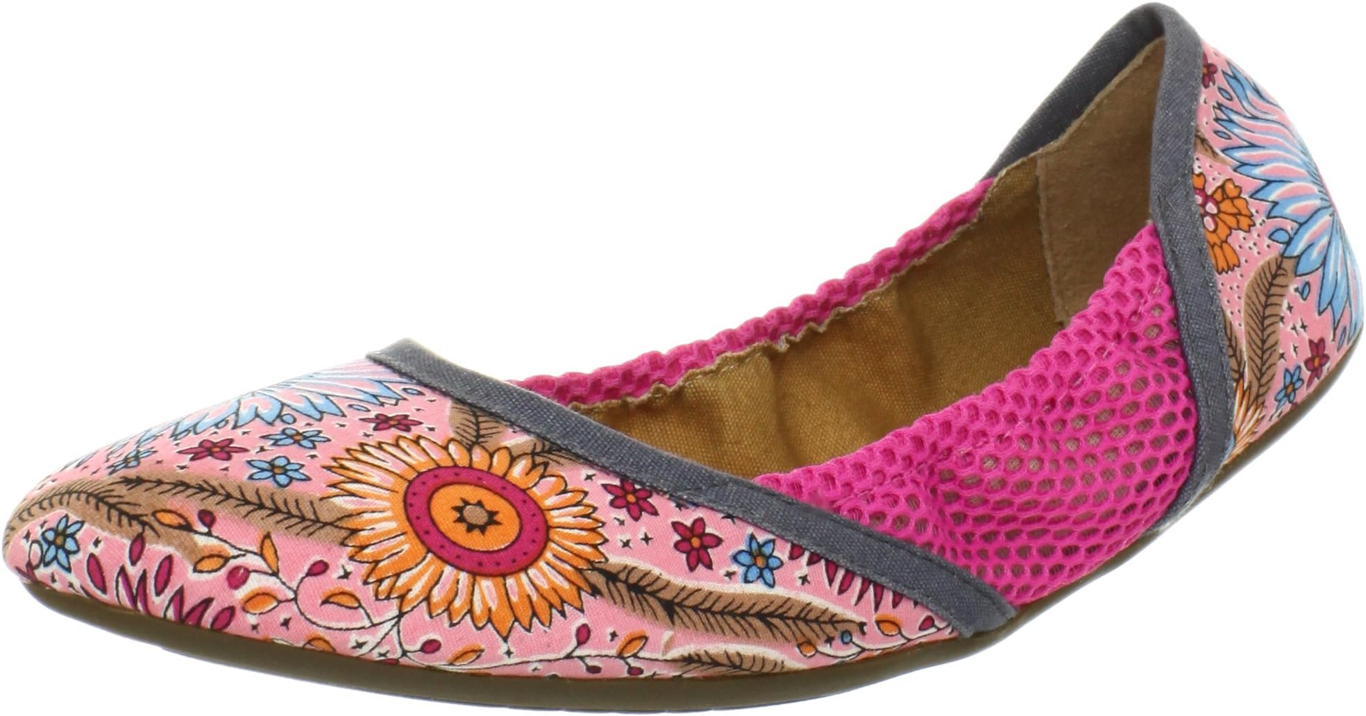 dimmi Women's Hari Om, Pink Floral, 6.5 M US