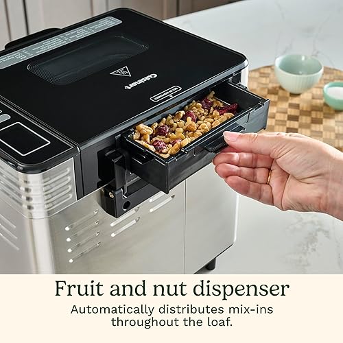 Miniatura 4 de Cuisinart Máquina para hacer pan, máquina de pan de convección de acero inoxidable con 16 opciones de menú, 3 tamaños de pan de hasta 2 libras, 3