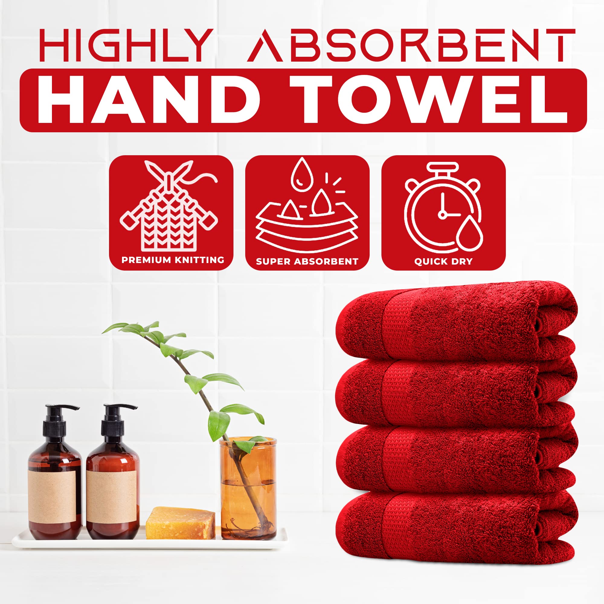 Towelogy® 2 Piece Hand Towel Set - Image 2