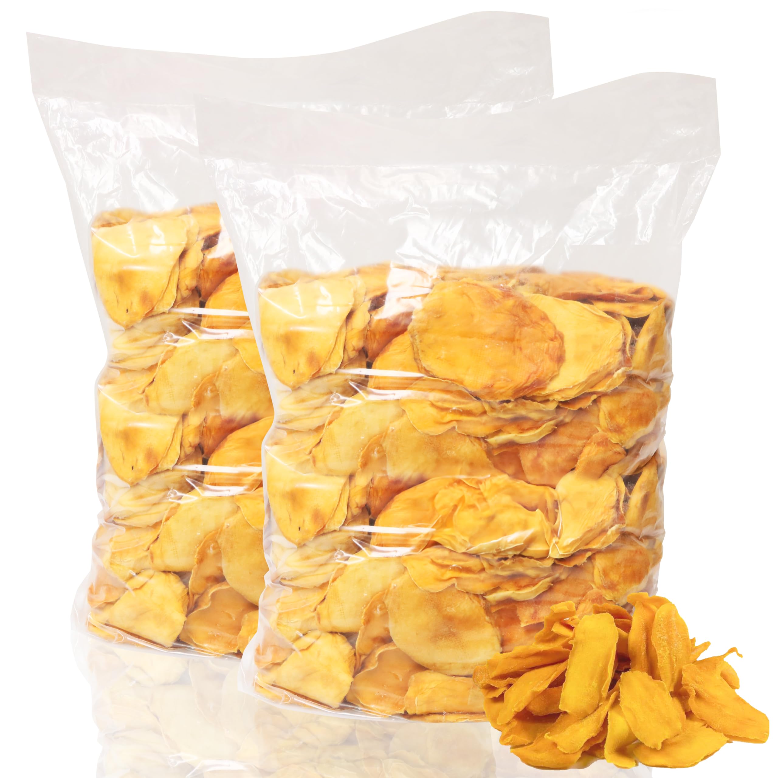 Anna and Sarah Dried Organic Mango, BULK No Sugar Added, No Preservatives, Al-Natural, Premium Quality in Bag 10 Lbs (PACK 2)