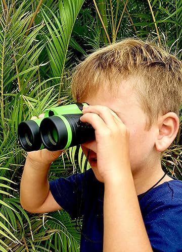 Miniatura 3 de Adventure Kidz - Kit de exploración al aire libre, binoculares para niños con estuche, linterna, brújula, silbato, lupa, mochila. Gran set de regalo