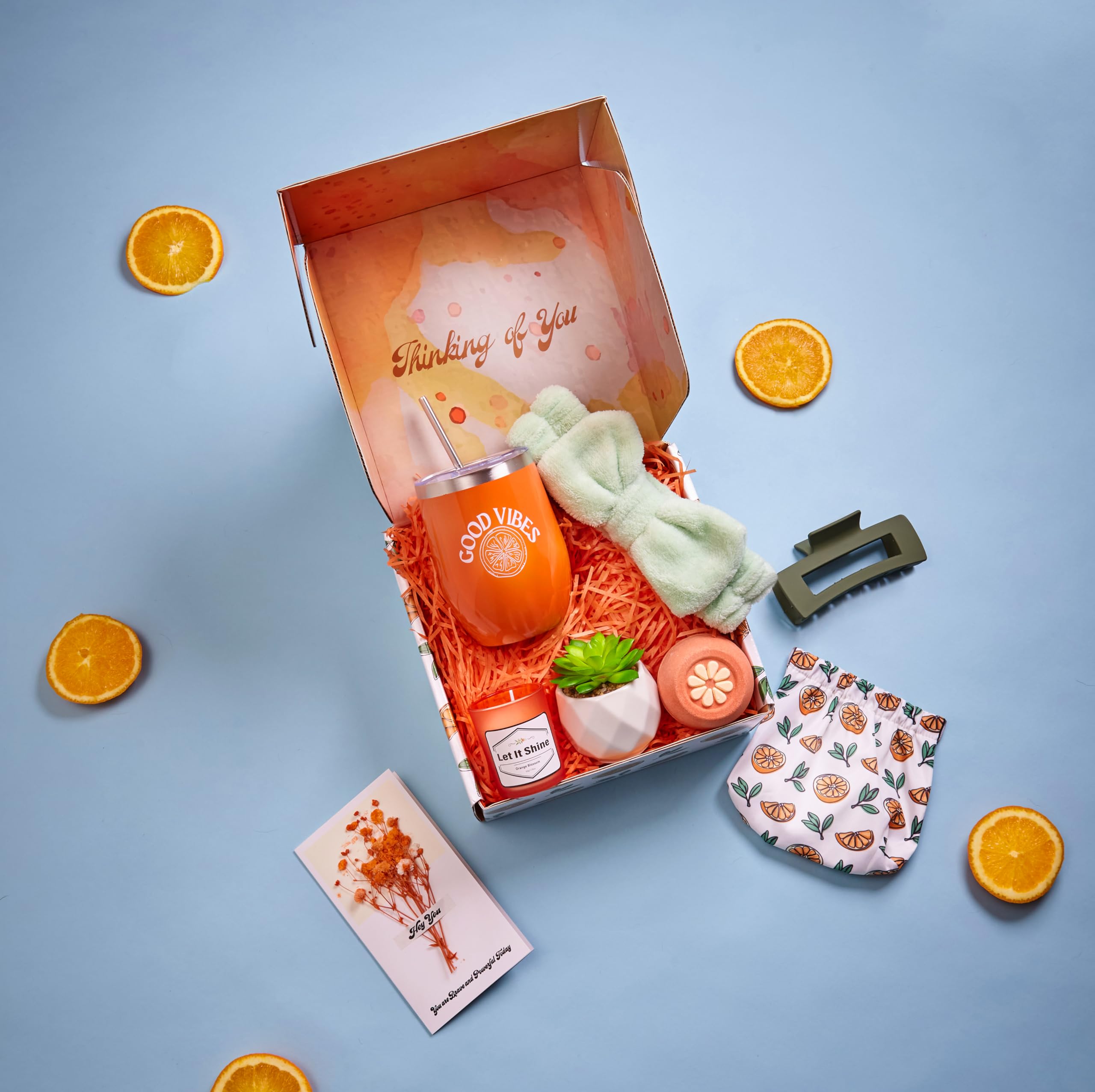 Get Well Soon - Canastas de regalo prefabricadas para mujer, spa de cuidado personal, paquete de cuidado con bolsa de accesorios, colección relajante, kit acogedor, regalo de cumpleaños para mujeres