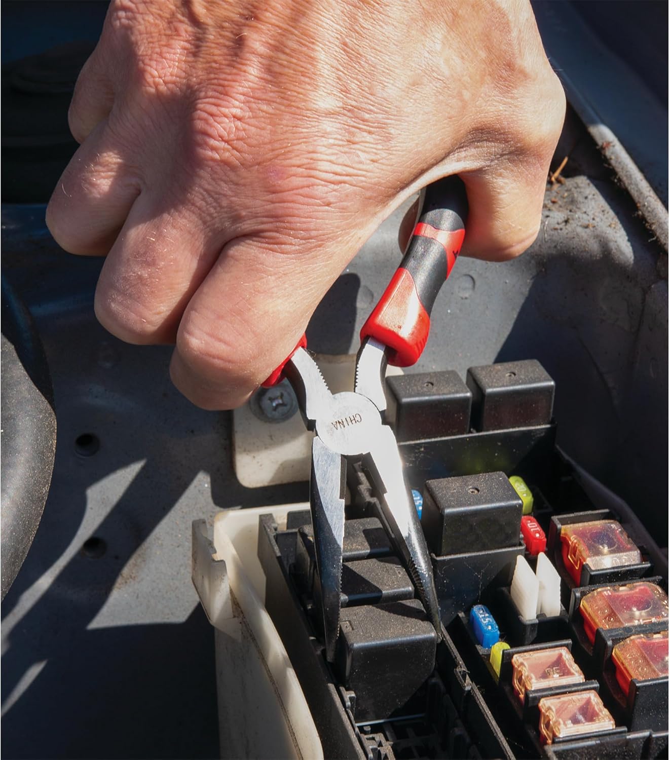 Performance Tool W30732 6-Inch Curved Long Nose Pliers