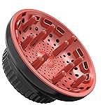 Universal Portable Blow Dryer Diffuser for Curly and Natural Wavy Hair, Hair Dryer Diffuser for Curly and Natural Wavy Hair (Black&Red)