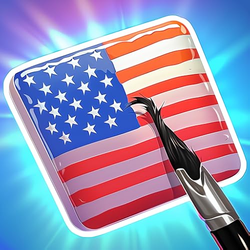 Flag Painting Puzzle - Draw and Paint Countries' Flags