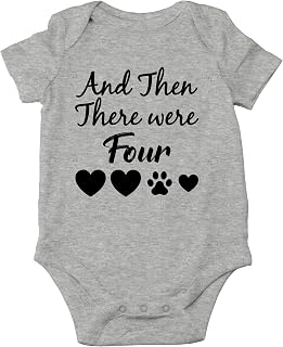 CBTwear And Then There Were Four Funny Baby Bodysuit