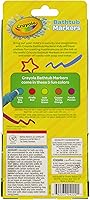 Vista 3 de Crayola Taste Beauty Bathtub Markers, Washable Markers for Baths in Green, Red, Blue, Purple, and Orange