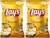 Lays Classic Plain Potato Chips Mega Size 193 g 2 pack