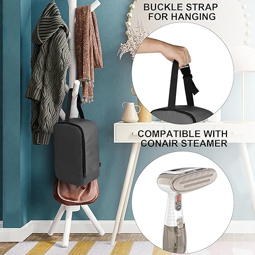 Miniatura 3 de Beautyflier Bolsa de vapor de viaje para almacenamiento de vapor de ropa Conair, funda de transporte portátil para vaporizador, soporte de vapor de