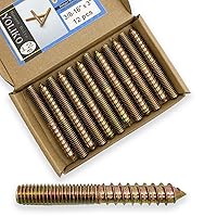 Vista 37 de Paquete de 12 unidades de pernos de gancho de 5/16-18 x 3 pulgadas negros