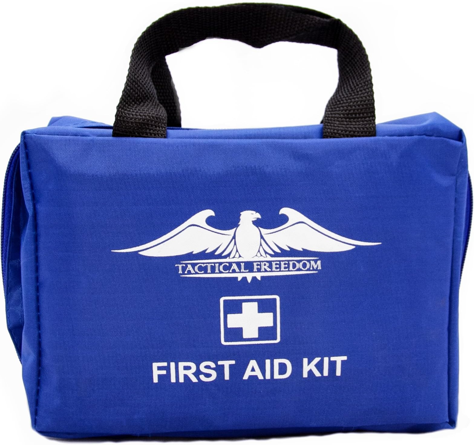 First Aid Kit Emergency Survival – Perfect for Backpacking, Boating, Camping, Hiking, Home, Travel, Business, Car. First Aid Kit Contains Belt Tourniquet, Trauma Pads, Cold Pack, Bandages and more