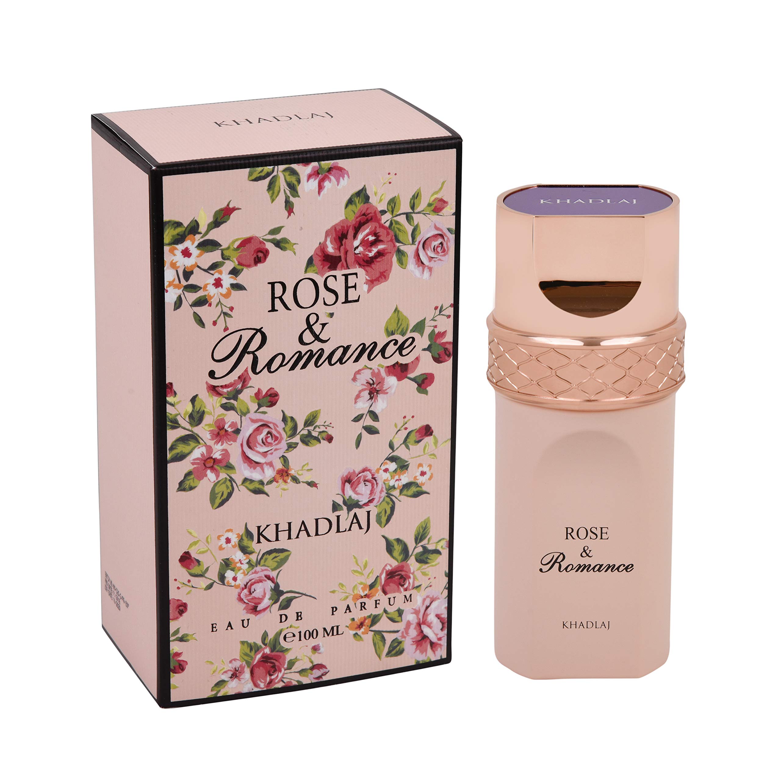 Rose & Romance Gold EDP Spray 100ML (3.4 OZ) By Khadlaj | Experience The Allure Of This Floral Enchantment.