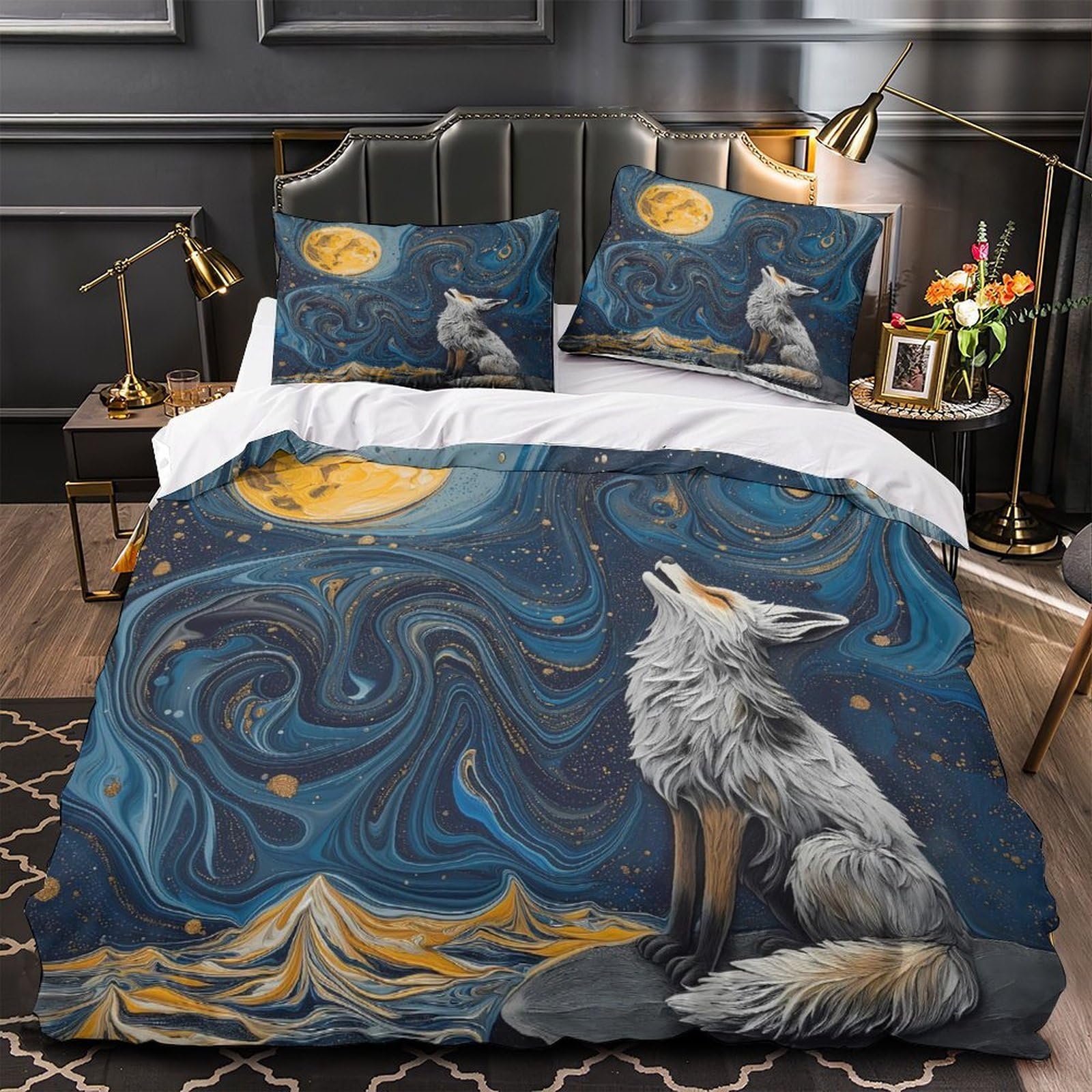 Housse de couette 3D renard pour transformer la chambre ado en refuge nature