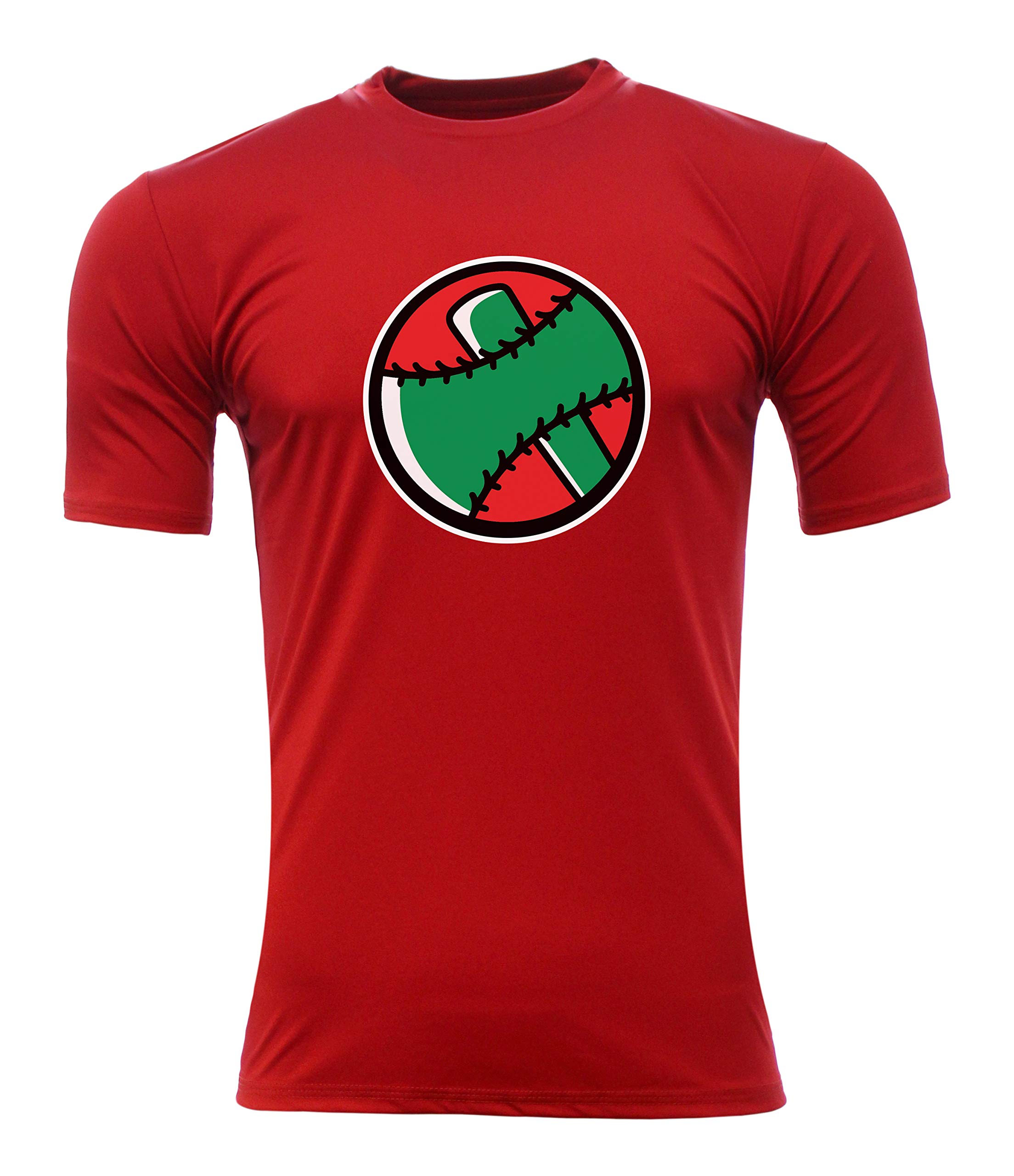 ARZA Cuba Baseball Team Las Tunas Fan Jersey Multiple Colors (Microfiber) (Red, Medium)