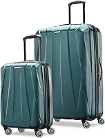 Vista 26 de Samsonite Centric 2 - Set de maletas rígidas expandibles con ruedas giratorias duales, Negro