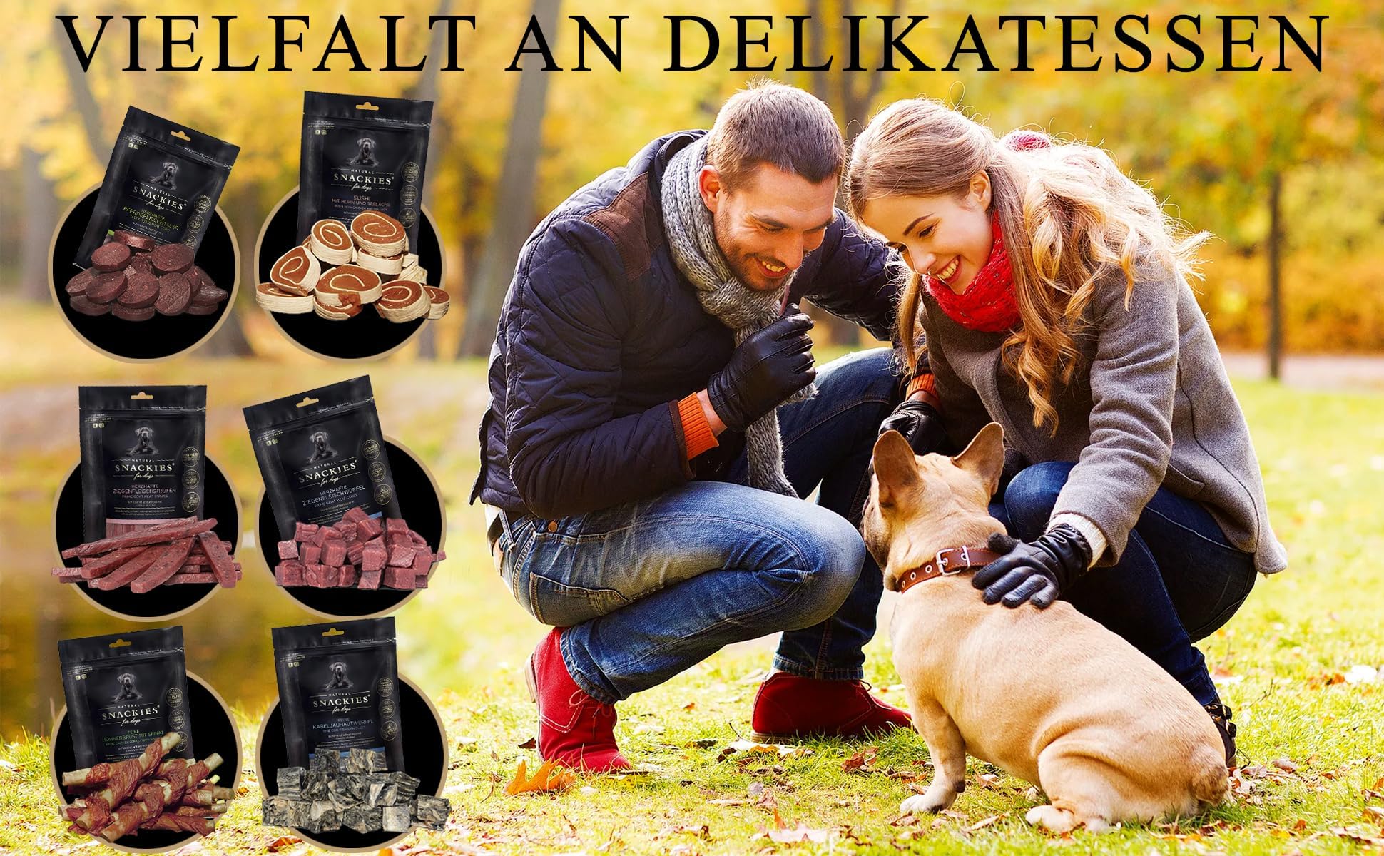 SNACKIES 16er-Pack (à 170g) Hundeleckerli Pferdefleischwürfel Premium Snacks für Hunde ohne Zusatz von Getreide, Zucker, Farb-, Aroma- und Konservierungsstoffe, luftgetrocknete Leckerli