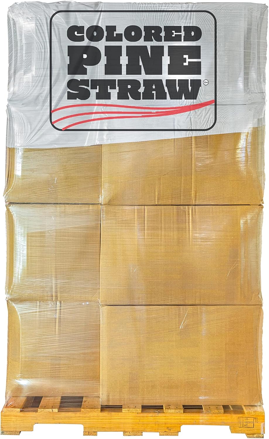 Longleaf Pine Straw Loose in Box for Landscaping - Non-Colored – 12 Boxes Per Pallet - Covers Up to 1,080 Square Feet