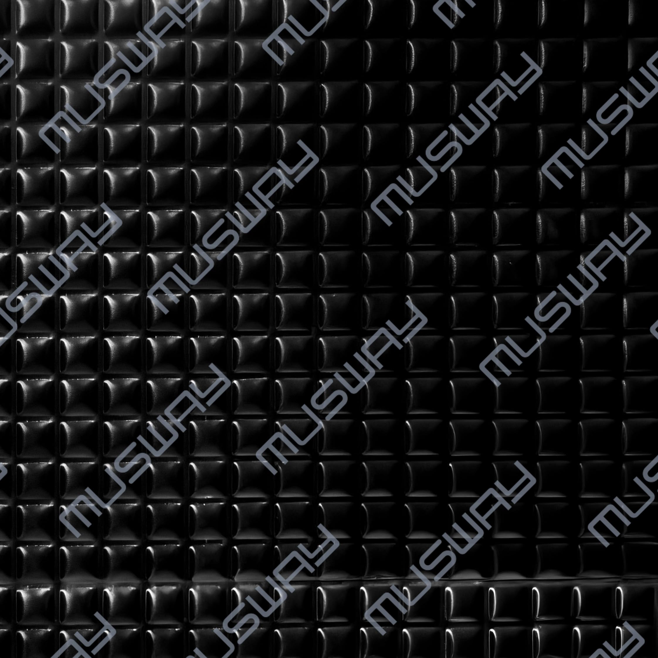 MUSWAY MW-AB2.5 - AluButyl Dämm-Material, selbstklebend 2,5mm Stärke | Rolle mit 500mm x 2960mm (1,48 qm)