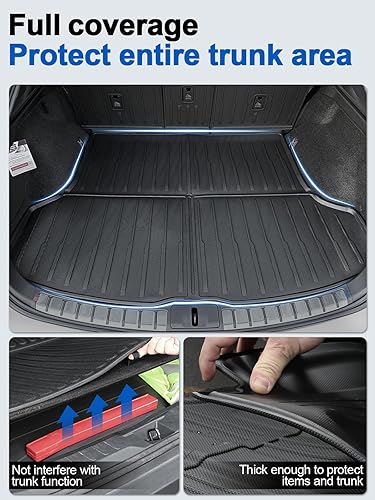 Miniatura 4 de JOULARISE Alfombrillas para maletero para Lexus RX350 2023 2024 (no compatible con RX450h), protector de forro de carga para todo tipo de clima para